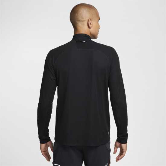 Nike Trail Long Sleeve Mid Layer T-Shirt Черно/Бяло Атлетика