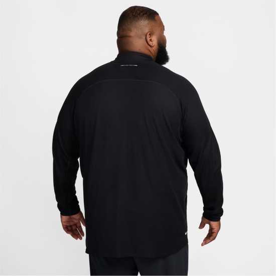 Nike Trail Long Sleeve Mid Layer T-Shirt Черно/Бяло Атлетика
