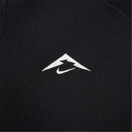Nike Trail Long Sleeve Mid Layer T-Shirt Черно/Бяло Атлетика