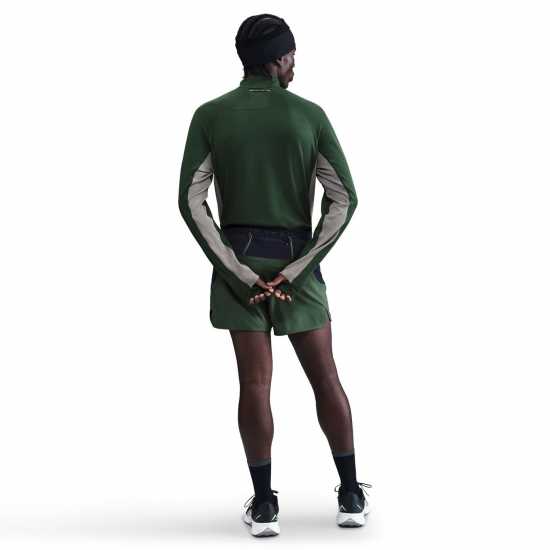 Nike Trail Long Sleeve Mid Layer T-Shirt Fir/Clay Grn Атлетика