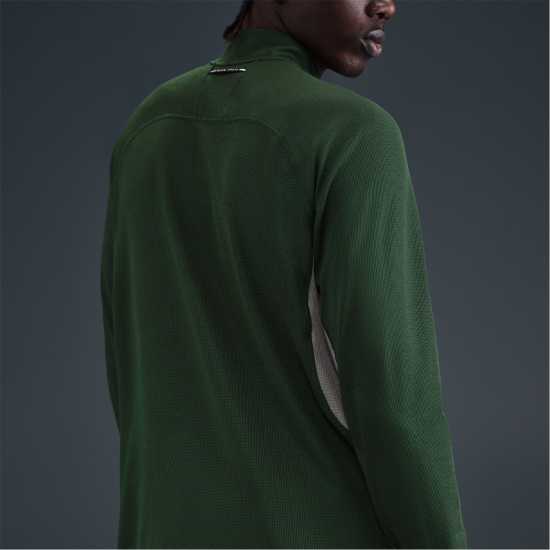 Nike Trail Long Sleeve Mid Layer T-Shirt Fir/Clay Grn Атлетика
