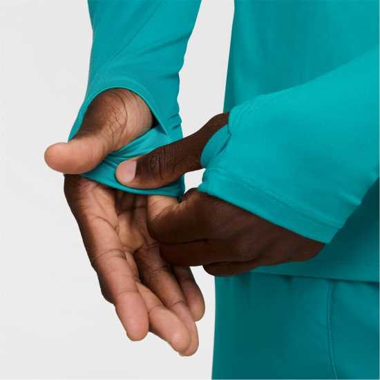 Nike Мъжко Горнище Полу-Цип Stride Half Zip Top Mens Прахав катран Атлетика