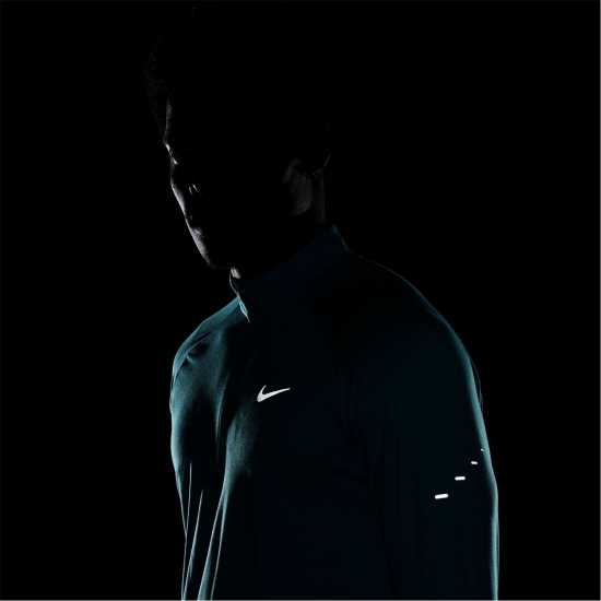 Nike Мъжко Горнище Полу-Цип Stride Half Zip Top Mens Прахав катран Атлетика