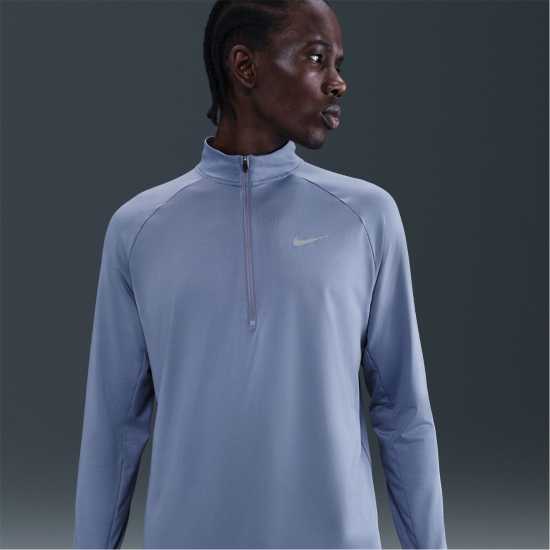 Nike Мъжко Горнище Полу-Цип Stride Half Zip Top Mens World Indigo Атлетика
