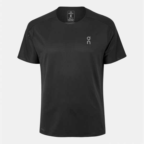On Men's Short-Sleeve Performance Running Top Black Eclipse On Men's Short-Sleeve Performance Running Top Black Eclipse