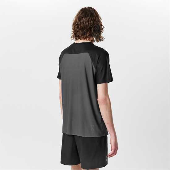 On Men's Short-Sleeve Performance Running Top Black Eclipse On Men's Short-Sleeve Performance Running Top Black Eclipse