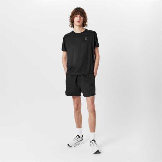 On Men's Short-Sleeve Performance Running Top Black Eclipse On Men's Short-Sleeve Performance Running Top Black Eclipse