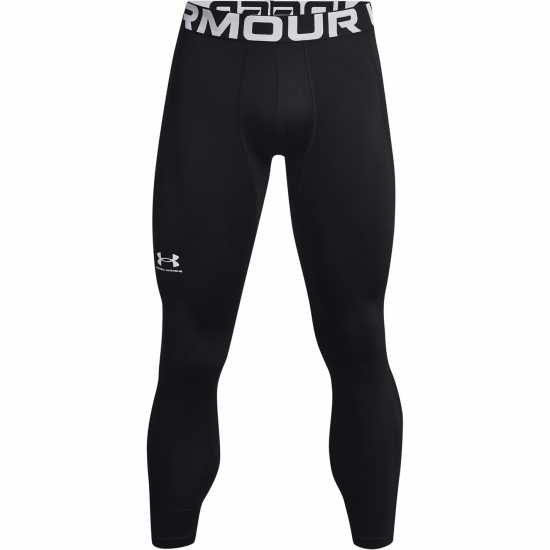 Under Armour Cg Armour Leggings Black/White Мъжки дрехи за фитнес