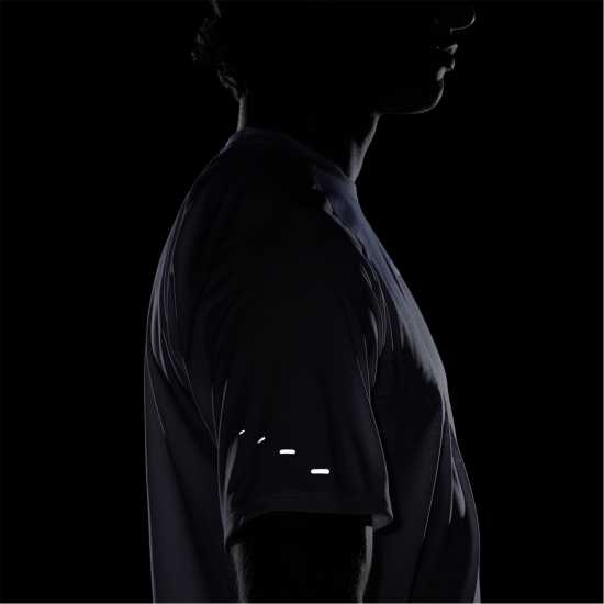 Nike Stride Short Sleeve Performance Tee Mens Бяло Атлетика