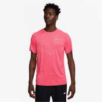 Nike Stride Short Sleeve Performance Tee Mens Crimson Атлетика