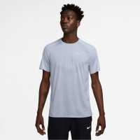 Nike Stride Short Sleeve Performance Tee Mens Ghost Blue Атлетика