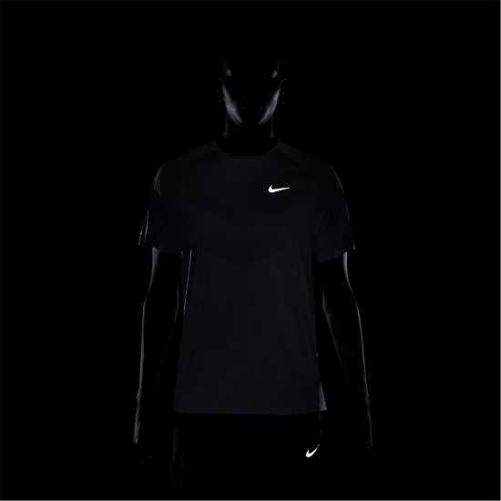 Nike Stride Short Sleeve Performance Tee Mens Ghost Blue Атлетика