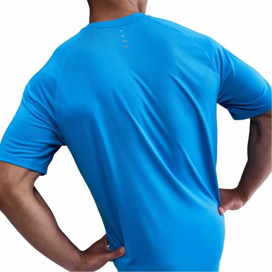 Nike Stride Short Sleeve Performance T-Shirt Син герой Nike Stride Short Sleeve Performance T-Shirt Син герой