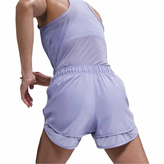 Дамски дрехи за бягане Nike Tempo Women's Dri-Fit Mid-Rise Brief-Lined Running Shorts Лилав лед Nike Tempo Women's Dri-Fit Mid-Rise Brief-Lined Running Shorts Лилав лед Дамски дрехи за бягане