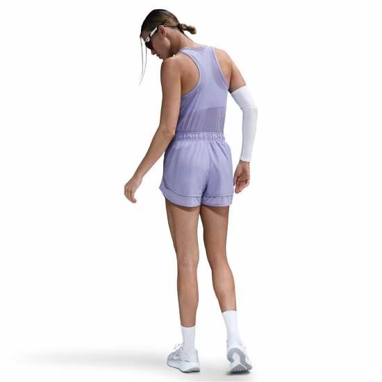 Дамски дрехи за бягане Nike Tempo Women's Dri-Fit Mid-Rise Brief-Lined Running Shorts Лилав лед Nike Tempo Women's Dri-Fit Mid-Rise Brief-Lined Running Shorts Лилав лед Дамски дрехи за бягане