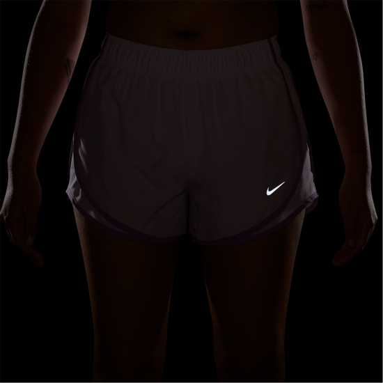 Nike Tempo Women's Dri-Fit Mid-Rise Brief-Lined Running Shorts Pink Foam 