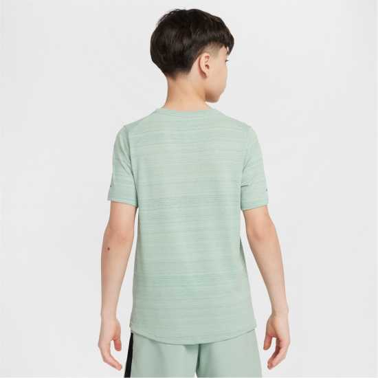 Nike Dri-Fit Miler Big Kids' (Boys') Training Top Зелено 