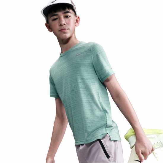 Nike Dri-Fit Miler Big Kids' (Boys') Training Top Cannon 