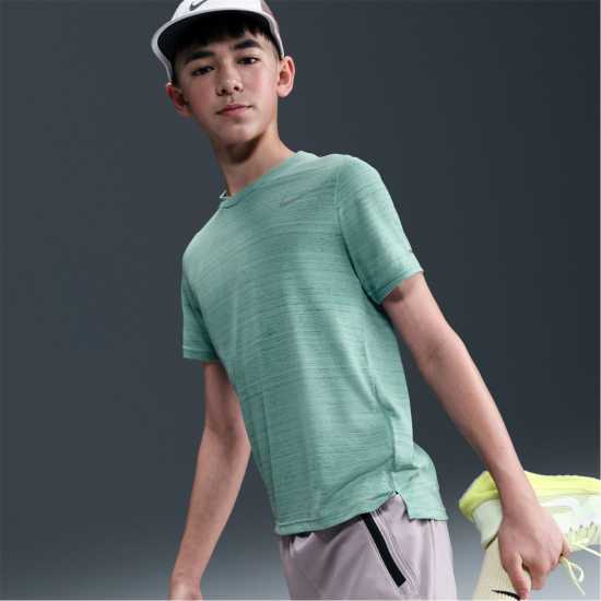 Nike Dri-Fit Miler Big Kids' (Boys') Training Top Cannon 