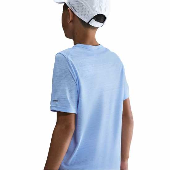 Nike Dri-Fit Miler Big Kids' (Boys') Training Top Кралска нюанс 