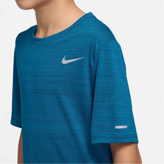 Дрехи за бягане Nike Dri-Fit Miler Big Kids' (Boys') Training Top Green Abyss Nike Dri-Fit Miler Big Kids' (Boys') Training Top Green Abyss Дрехи за бягане