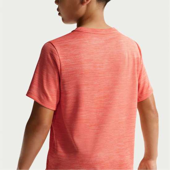 Nike Dri-Fit Miler Big Kids' (Boys') Training Top Turf Orange 