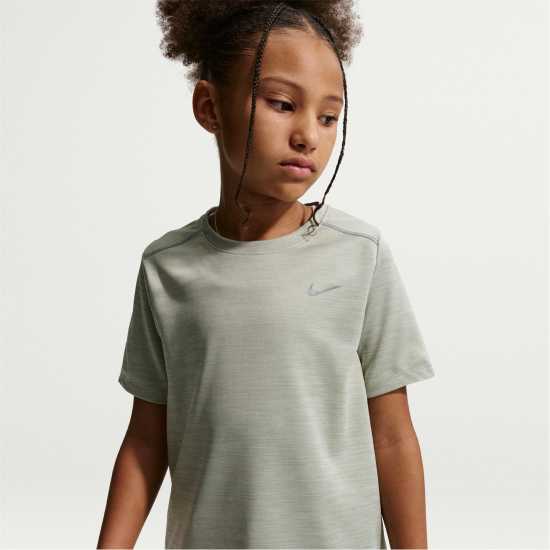 Nike Dri-Fit Miler Big Kids' (Boys') Training Top Spruce Fog 
