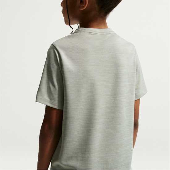 Nike Dri-Fit Miler Big Kids' (Boys') Training Top Spruce Fog 