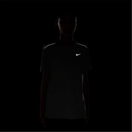 Nike Dri-Fit Miler Big Kids' (Boys') Training Top Spruce Fog 