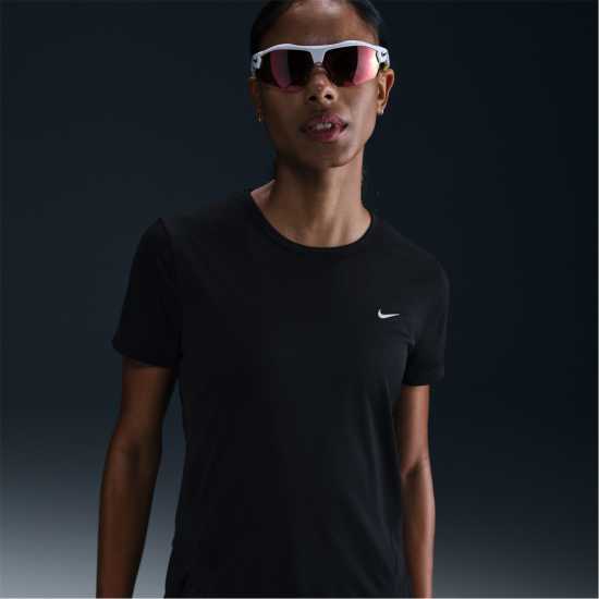 Nike Tempo Women's Dri-FIT Short-Sleeve Running Top Черно Атлетика