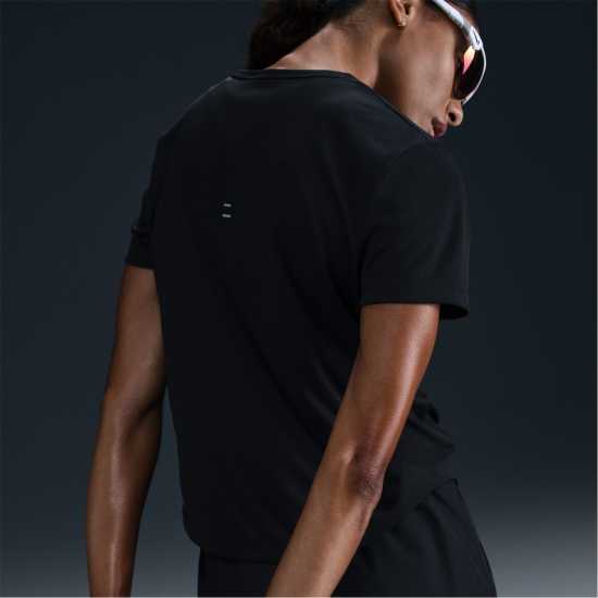 Nike Tempo Women's Dri-FIT Short-Sleeve Running Top Черно Атлетика