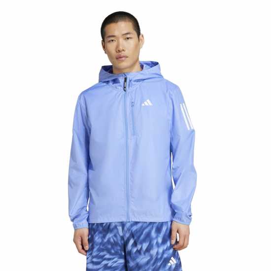 Мъжки якета и палта Adidas Мъжко Яке За Бягане Own The Run Jacket Mens Blue Fusion Adidas Мъжко Яке За Бягане Own The Run Jacket Mens Blue Fusion Мъжки якета и палта