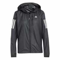 Adidas Дамско Яке Own The Run Running Jacket Womens Черно Дамски якета и палта