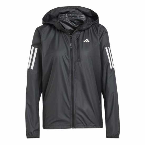 Adidas Дамско Яке Own The Run Running Jacket Womens Черно Дамски якета и палта