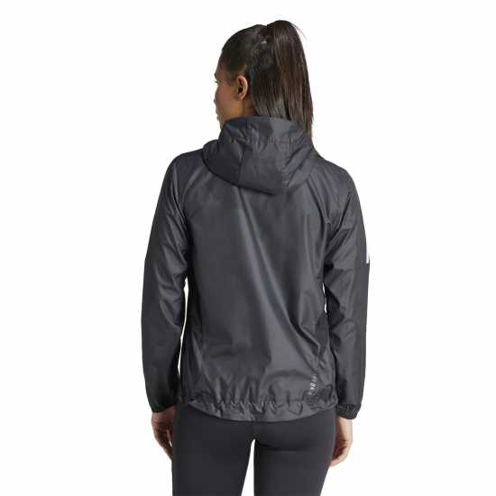 Adidas Дамско Яке Own The Run Running Jacket Womens Черно Дамски якета и палта