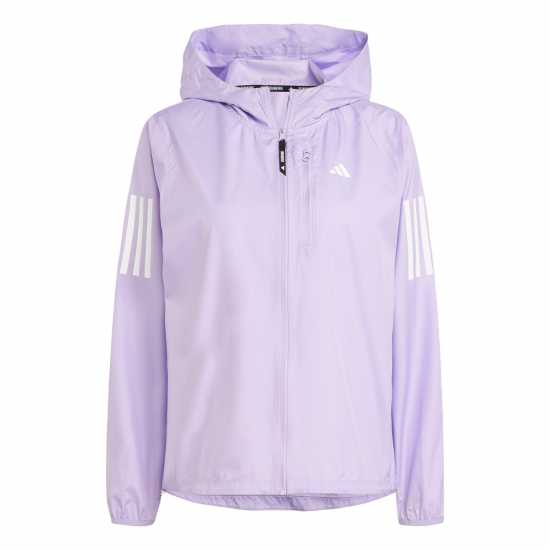 Adidas Дамско Яке Own The Run Running Jacket Womens Powder Plum Дамски якета и палта