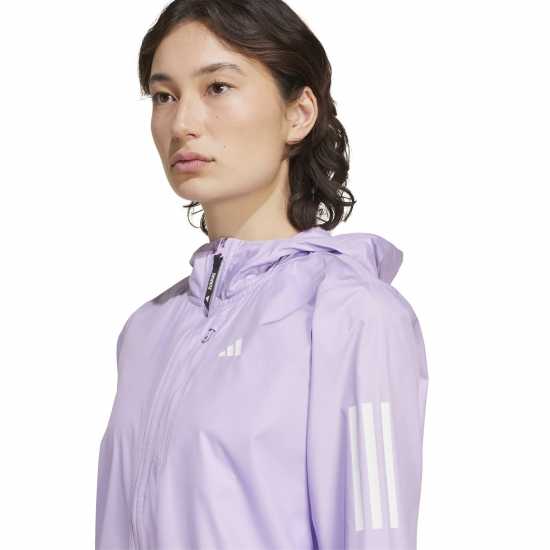 Adidas Дамско Яке Own The Run Running Jacket Womens Powder Plum Дамски якета и палта