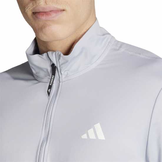Атлетика Adidas Мъжко Горнище За Бягане Own The Run Half-Zip Running Top Mens Хало Сребърно Adidas Мъжко Горнище За Бягане Own The Run Half-Zip Running Top Mens Хало Сребърно Атлетика