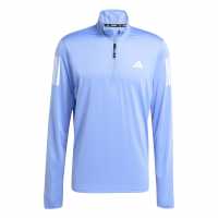 Adidas Мъжко Горнище За Бягане Own The Run Half-Zip Running Top Mens Blue Fusion Атлетика