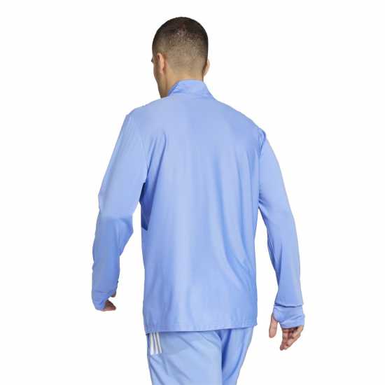 Adidas Мъжко Горнище За Бягане Own The Run Half-Zip Running Top Mens Синя Фузия 