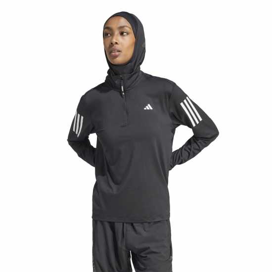Дамски горнища с цип Adidas Дамско Горнище За Бягане The Run Half-Zip Running Top Womens Черно Adidas Дамско Горнище За Бягане The Run Half-Zip Running Top Womens Черно Дамски горнища с цип