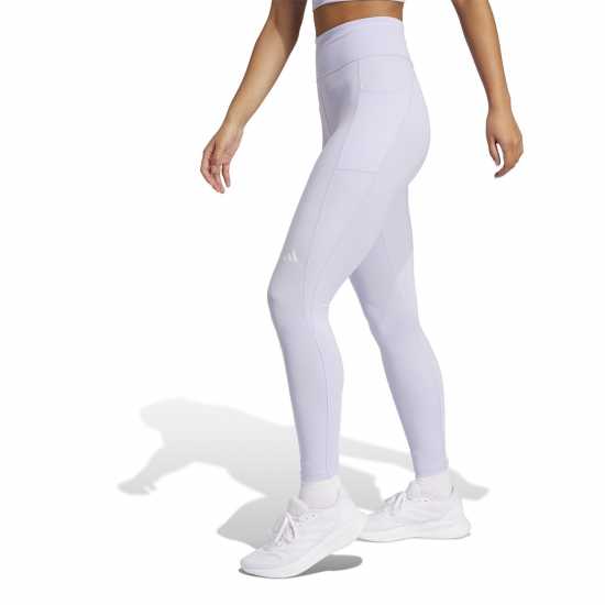 Adidas Own The Run 7/8 Length Running Tight Womens Виолетов оттенък Дамски клинове за фитнес