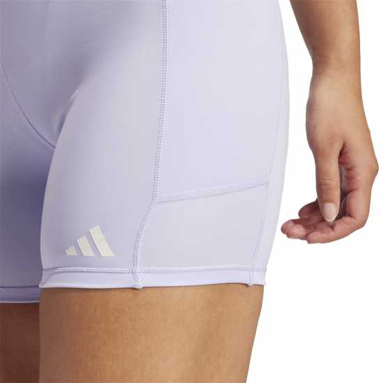 Adidas The Run Short Leggings Womens Виолетов оттенък Дамски клинове за фитнес