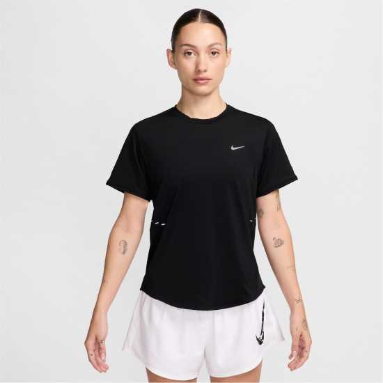 Nike Swift Women's Dri-FIT Short-Sleeve Running Top Черно Атлетика