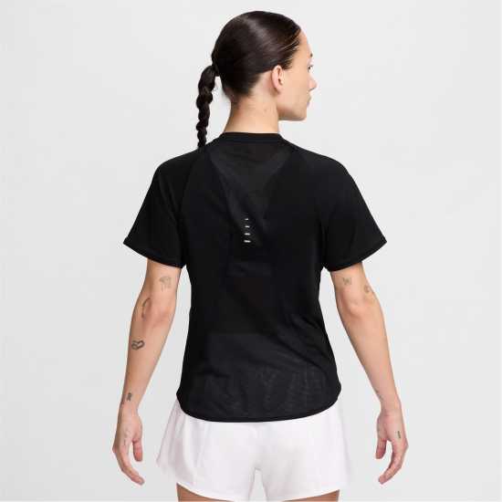 Nike Swift Women's Dri-FIT Short-Sleeve Running Top Черно Атлетика