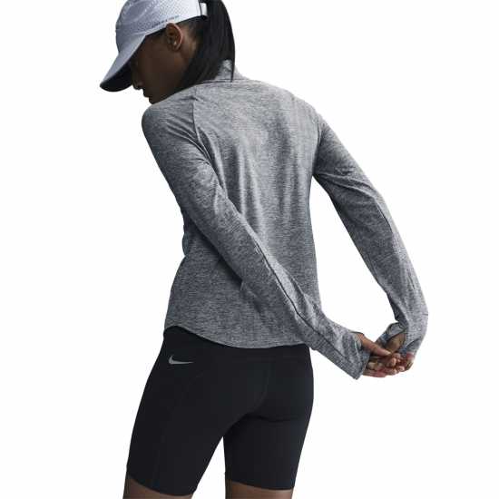 Nike Swift Women's 1/4-Zip Running Top Сив дим/Хтр Nike Swift Women's 1/4-Zip Running Top Сив дим/Хтр