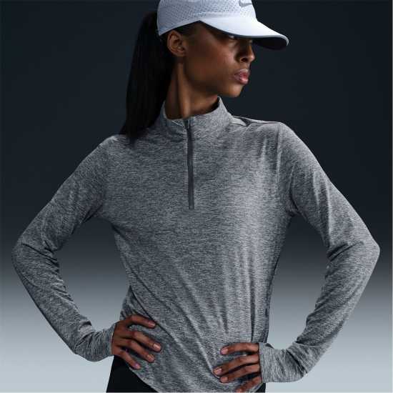 Nike Swift Women's 1/4-Zip Running Top Сив дим/Хтр Nike Swift Women's 1/4-Zip Running Top Сив дим/Хтр