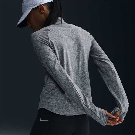 Nike Swift Women's 1/4-Zip Running Top Сив дим/Хтр Nike Swift Women's 1/4-Zip Running Top Сив дим/Хтр