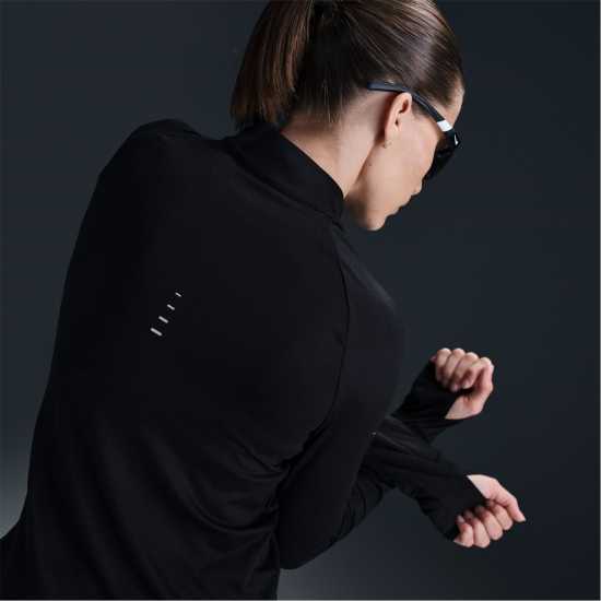 Nike Swift Women's 1/4-Zip Running Top Черно Атлетика