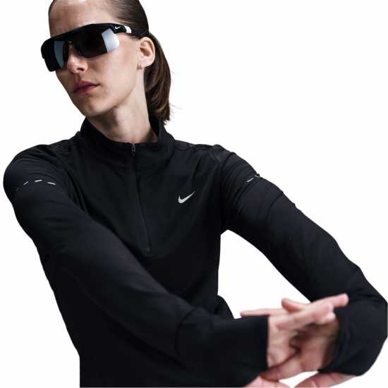 Nike Swift Women's 1/4-Zip Running Top Черно Атлетика
